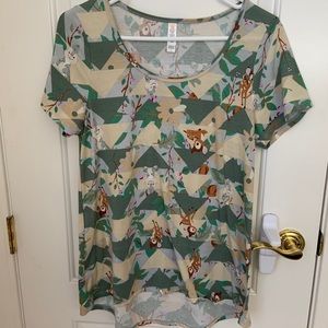 LuLaRoe Classic T Bambi and Thumper Shirt